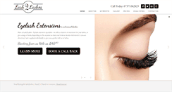 Desktop Screenshot of lash2lashes.co.uk